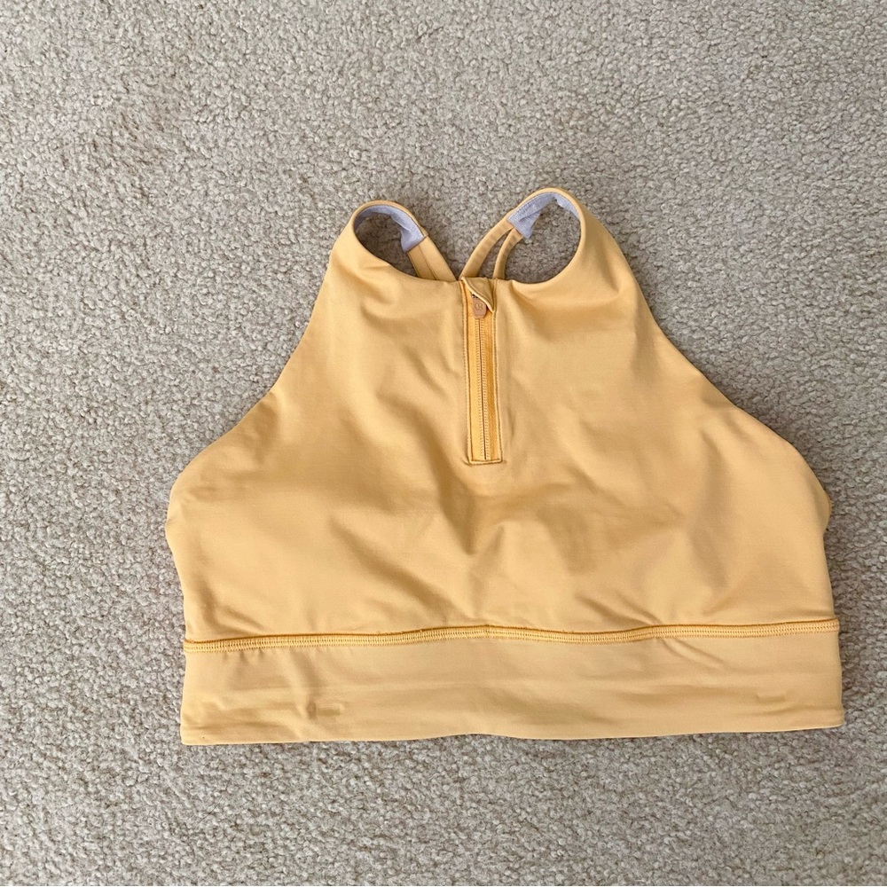 Lululemon Energy High Neck Zip Sports Bra